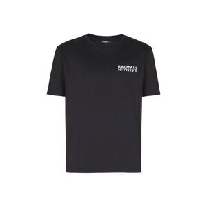 Balmain Black Cotton Men's T-Shirt